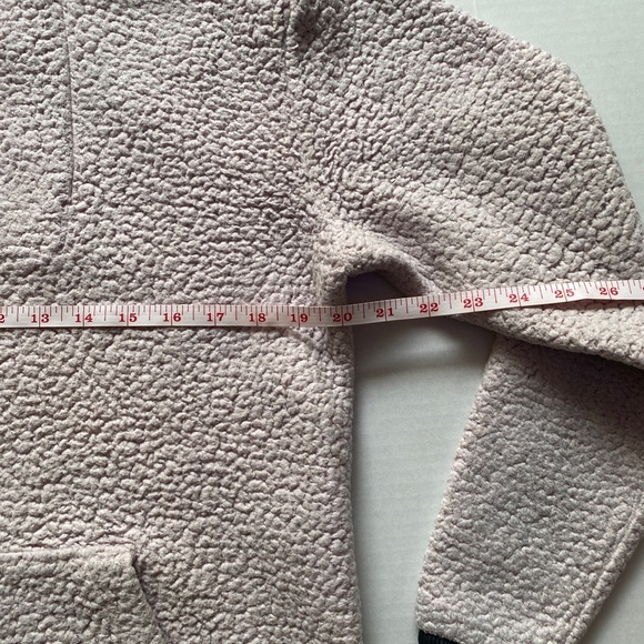PINK Victoria’s XS Secret Boyfriend Quarter‎ Zip Sherpa Jacket - Picture 4 of 8